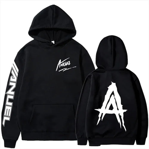 Autumn Fleece Men's Hoodies with Anuel AA Print