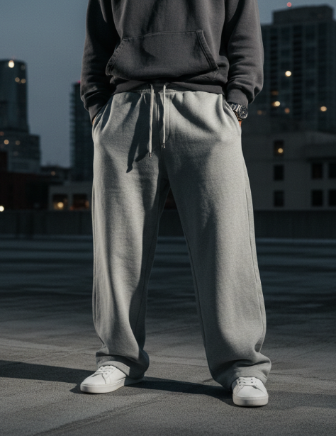 NYXOOO Baggy Wide Leg Sweatpants - Premium Comfort Streetwear