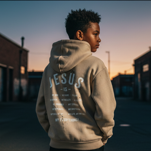 NYXOOO Letter Print Hoodie - Youth Premium Streetwear