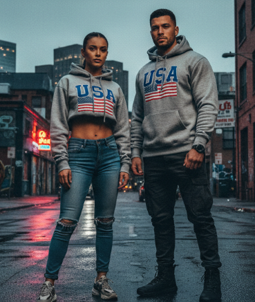 NYXOOO Graphic Cropped Hoodie - Premium Cropped Streetwear