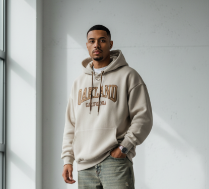 NYXOOO Rose Letter Fleece Hoodie - Premium Streetwear Pullover