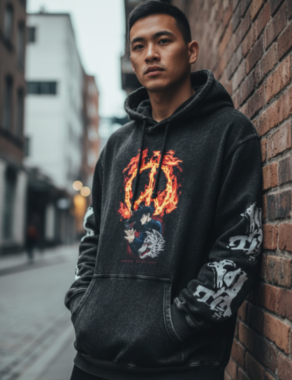 NYXOOO Washed Street Hoodie - Vintage Premium Streetwear