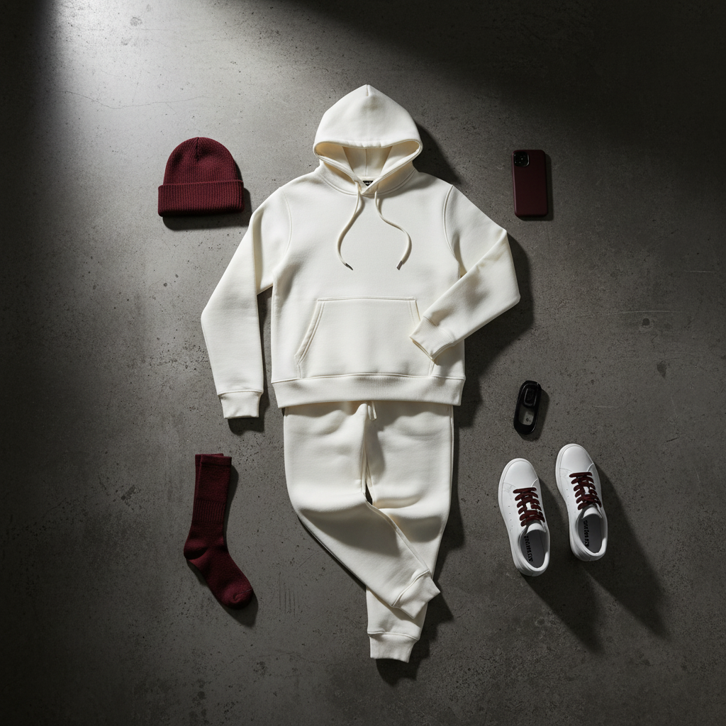 Athletic Jogger Sweatsuit Set