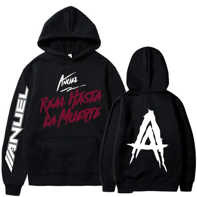 Autumn Fleece Men's Hoodies with Anuel AA Print