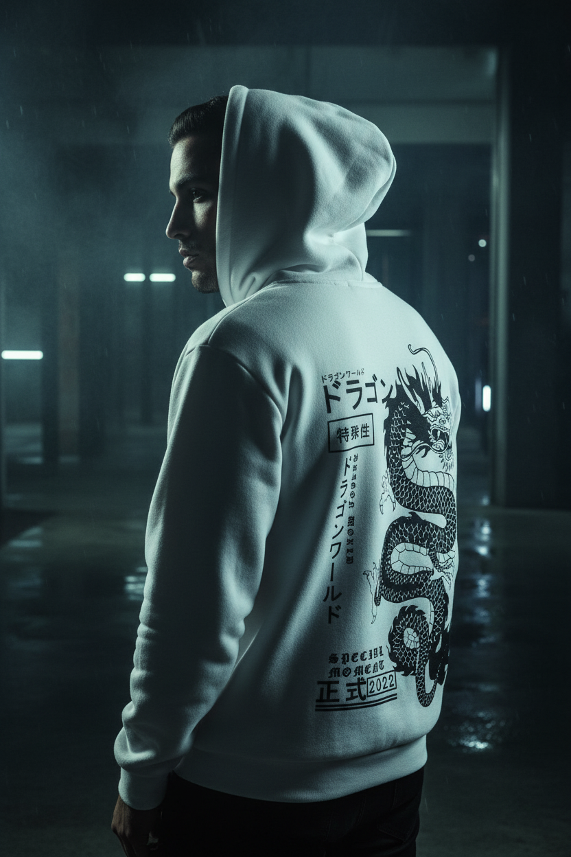 Cropped hoodie product shot