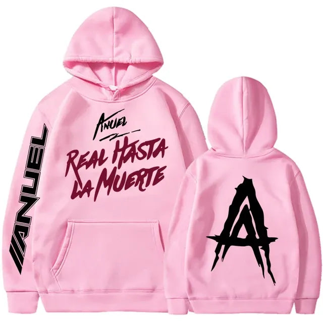 Autumn Fleece Men's Hoodies with Anuel AA Print