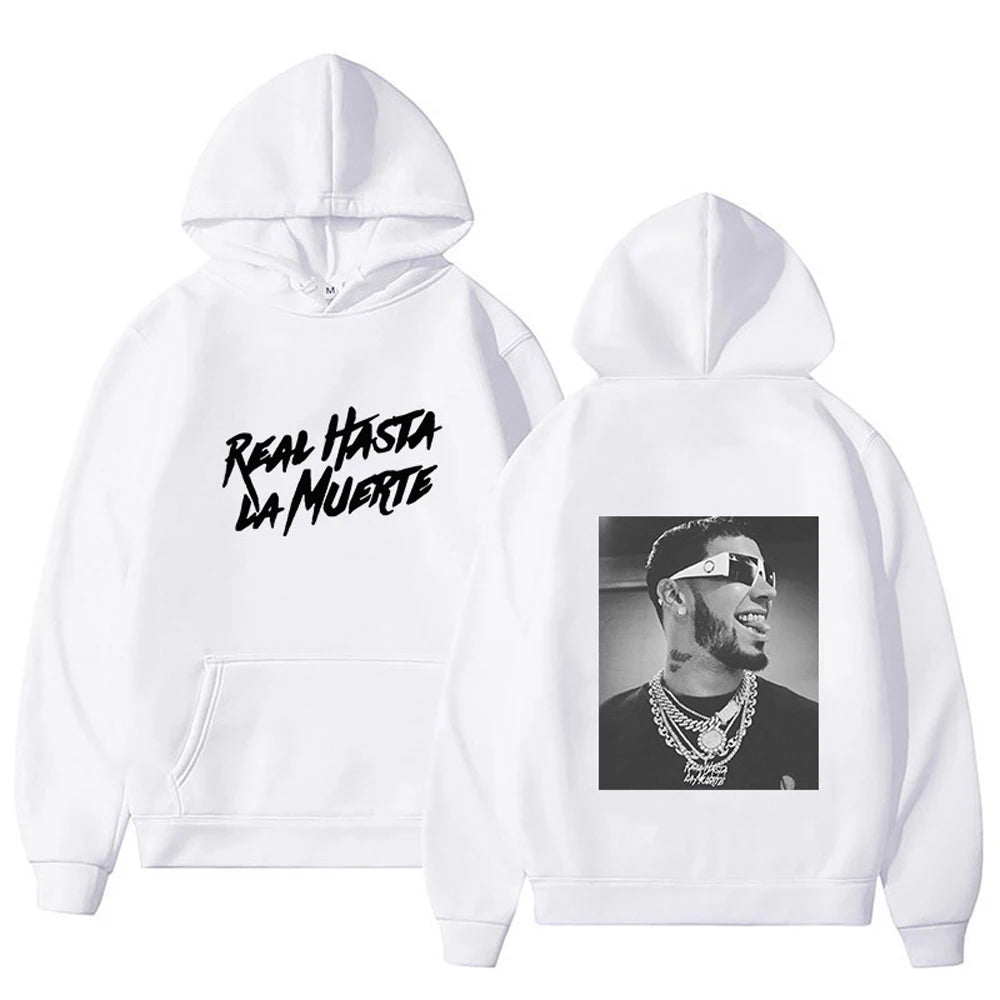 Autumn Fleece Men's Hoodies with Anuel AA Print