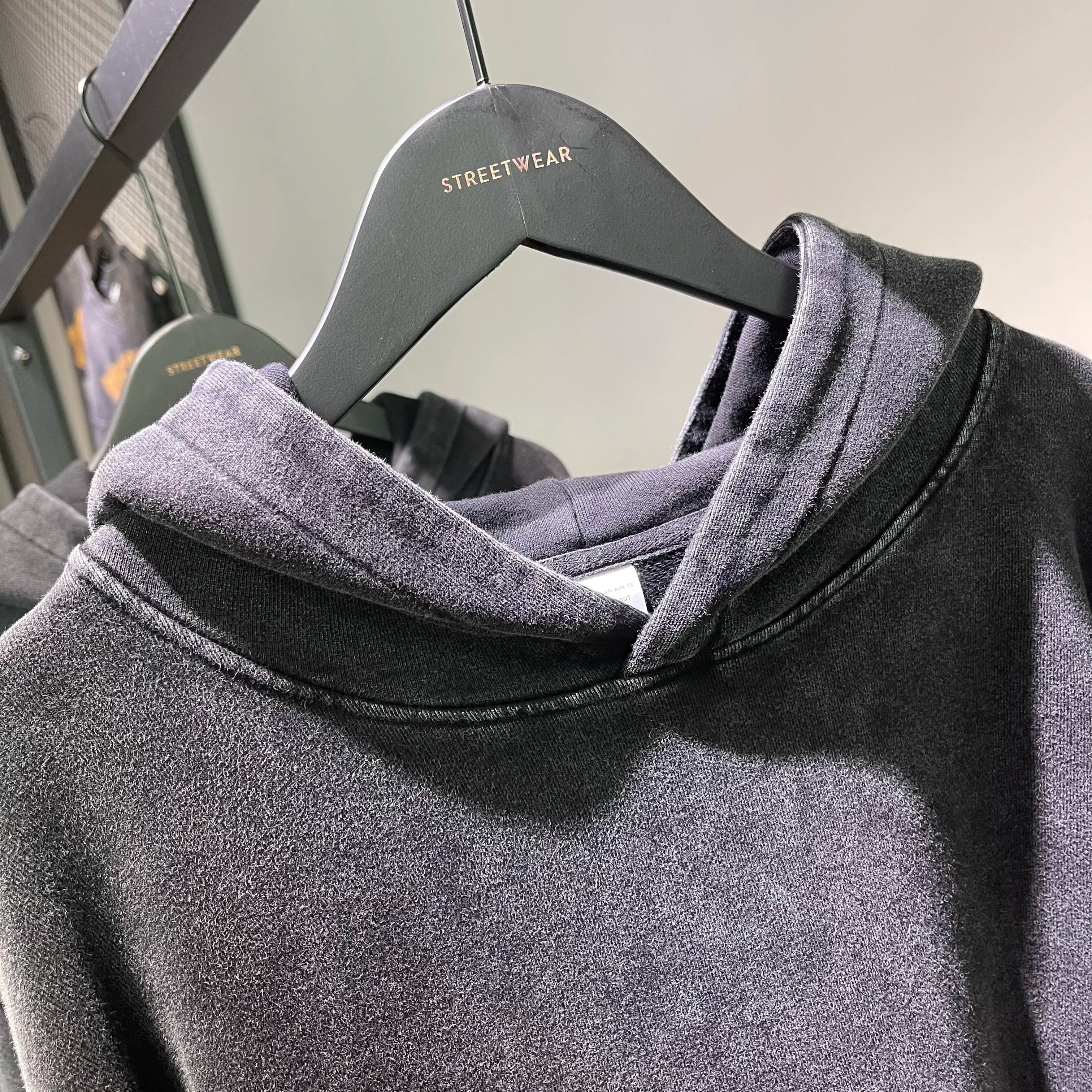 NYXOOO Retro Washed Oversized Hoodie - Vintage Luxury Streetwear