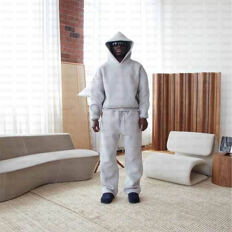 NYXOOO Solid Color Sweatsuit Set - Premium Minimalist Streetwear